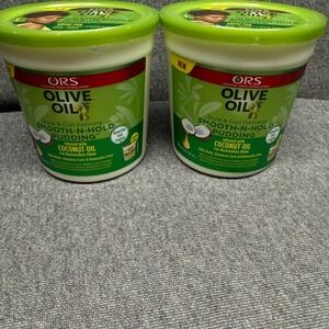 Smoothing Hair Pudding Styling Gel Frizz Control Green ORS 13oz 2 Pack